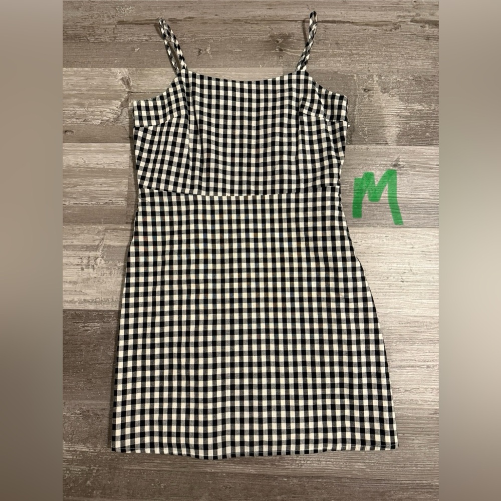 Black and White gingham Dress